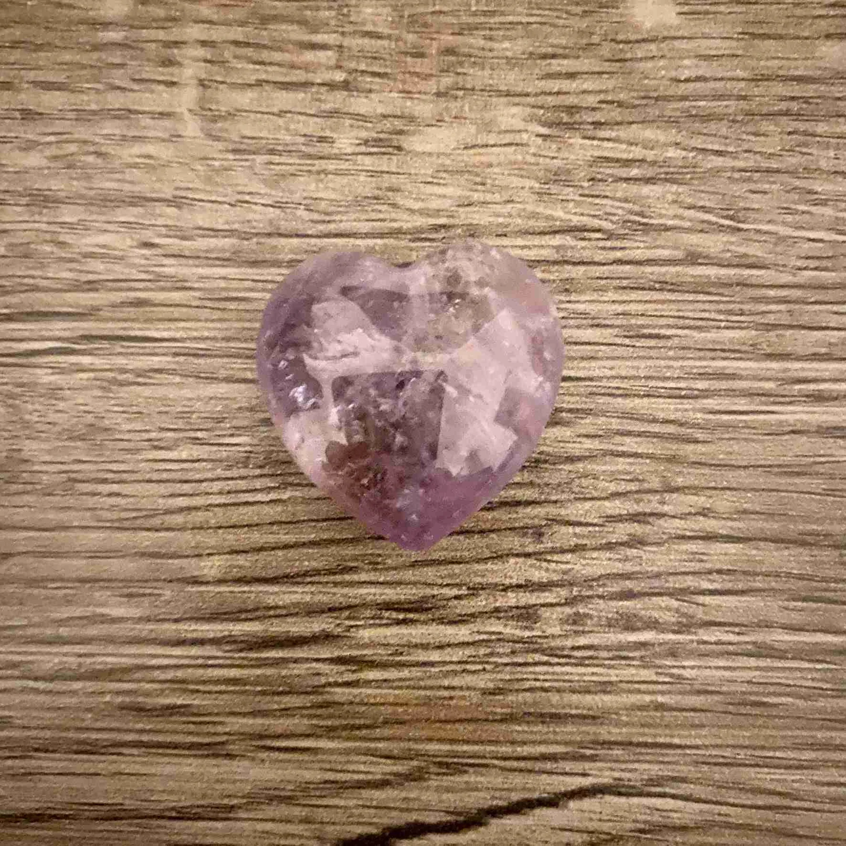 (image for) Amethyst Puffy Crystal Heart