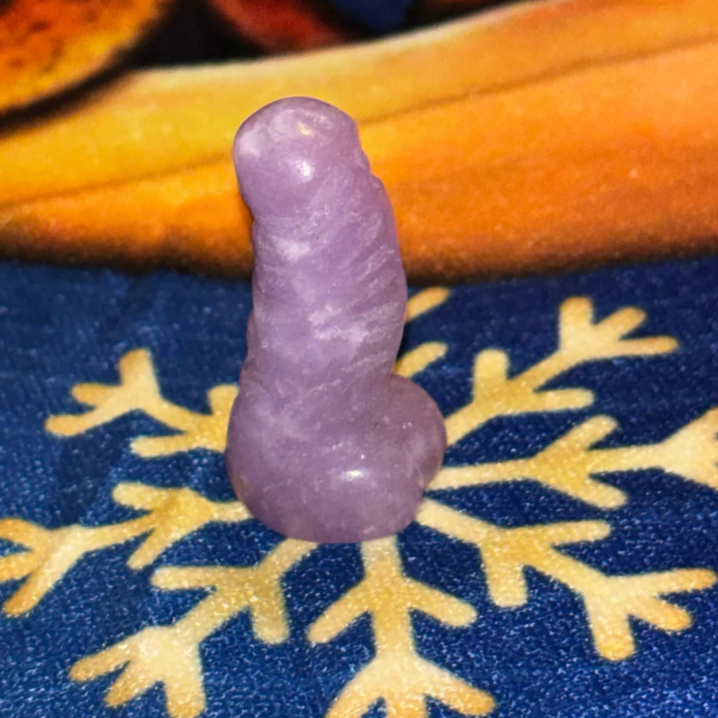 (image for) Amethyst Phallus Carving