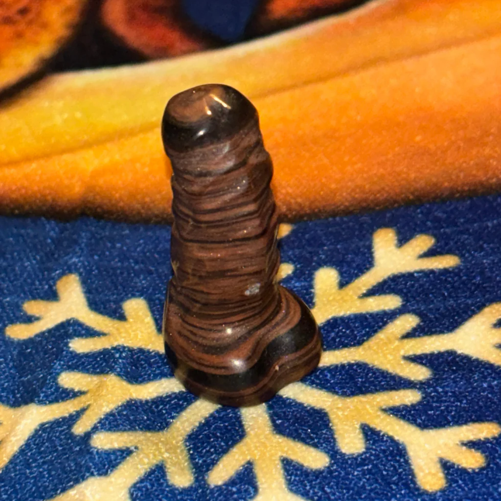 (image for) Banded Jasper Phallus Carving