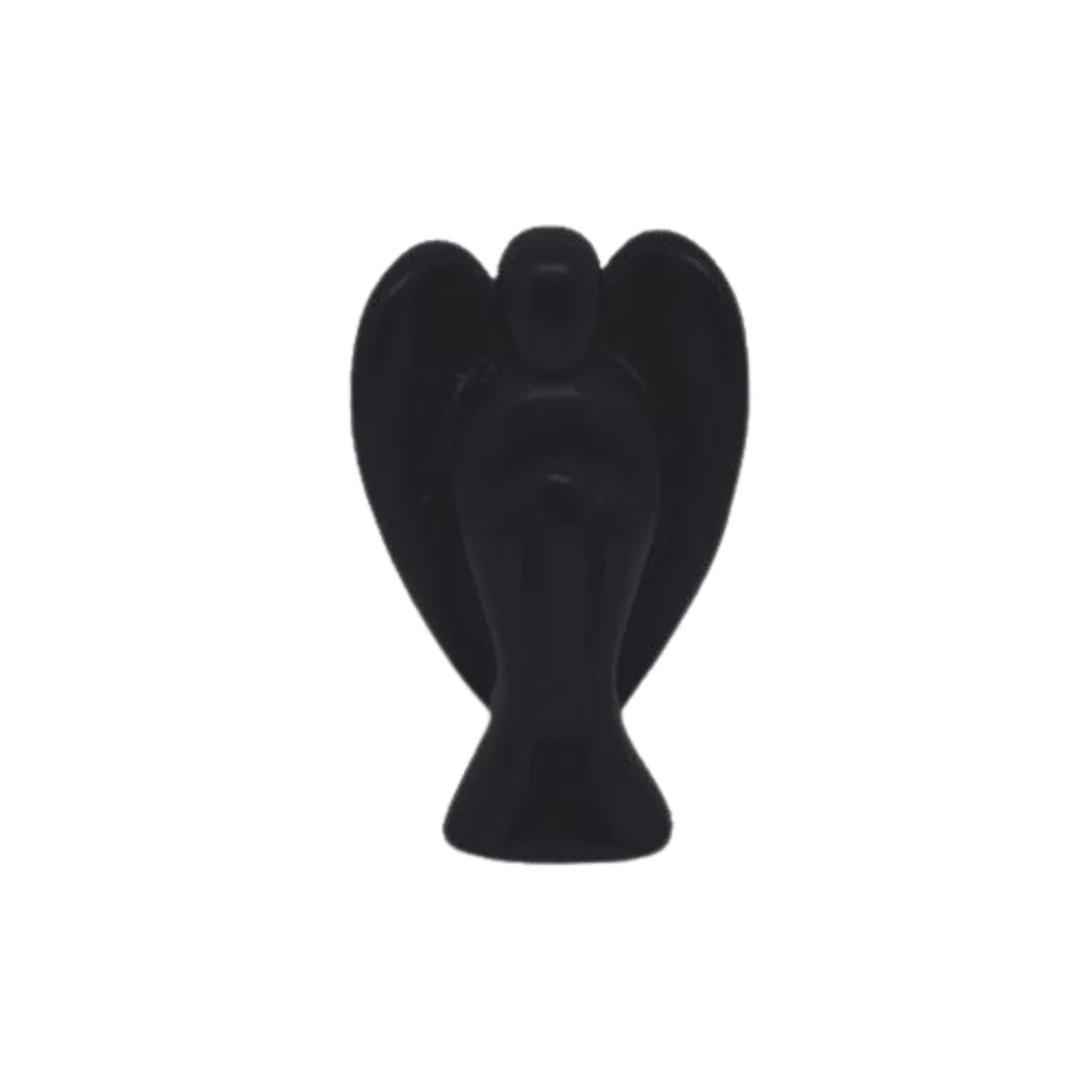(image for) Black Obsidian Angel Figurine