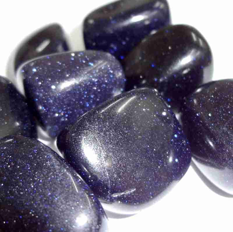 (image for) Blue Goldstone Tumbled Stone