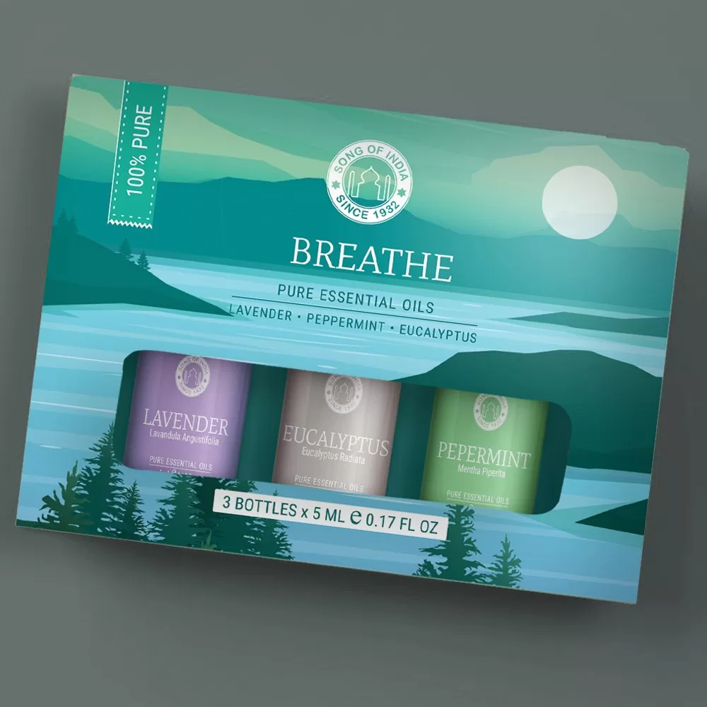 (image for) Breathe Essential Oil Gift Set