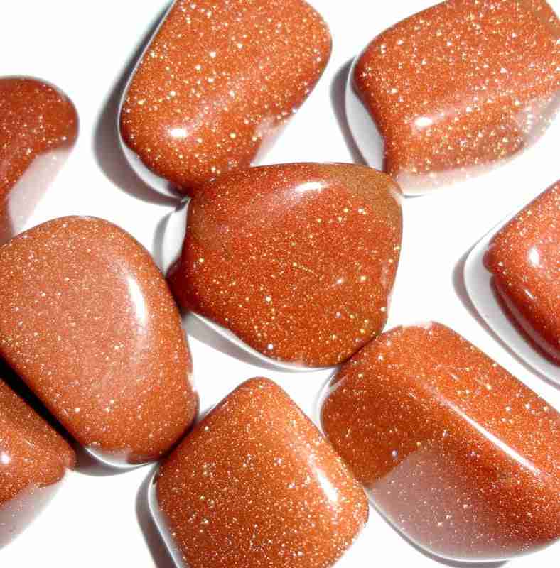 (image for) Brown Goldstone Tumbled Stone