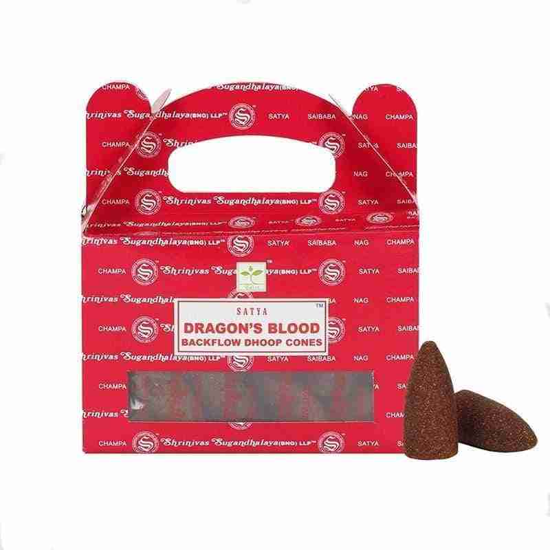 (image for) Dragons Blood Backflow Dhoop Cones