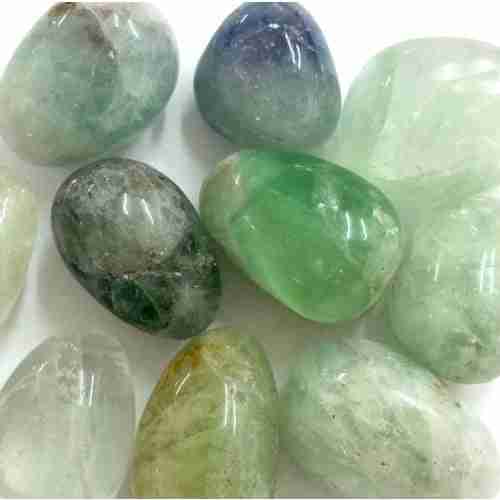 (image for) Green Fluorite Tumbled Stone
