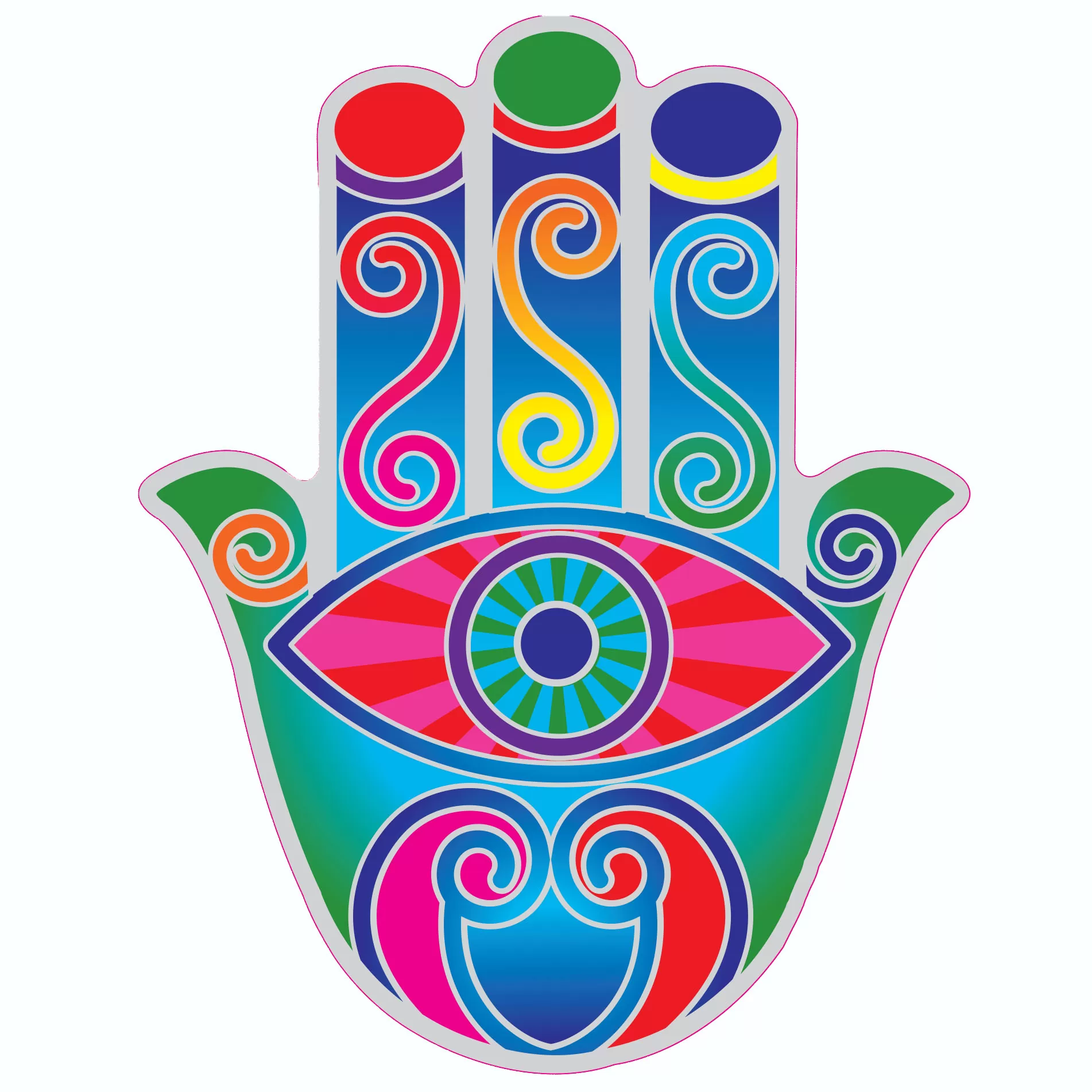 (image for) Hamsa Hand Suncatcher