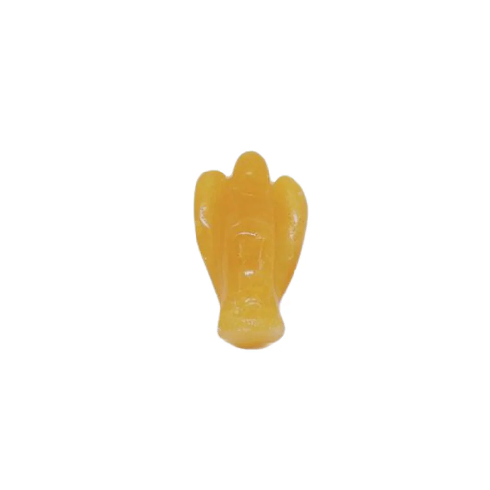 (image for) Honey Calcite Angel Figurine