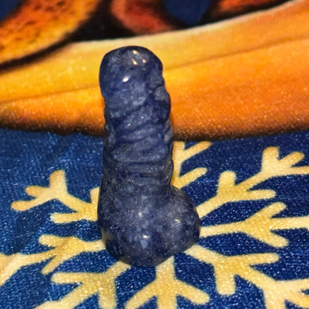 (image for) Lapis Lazuli Phallus Carving