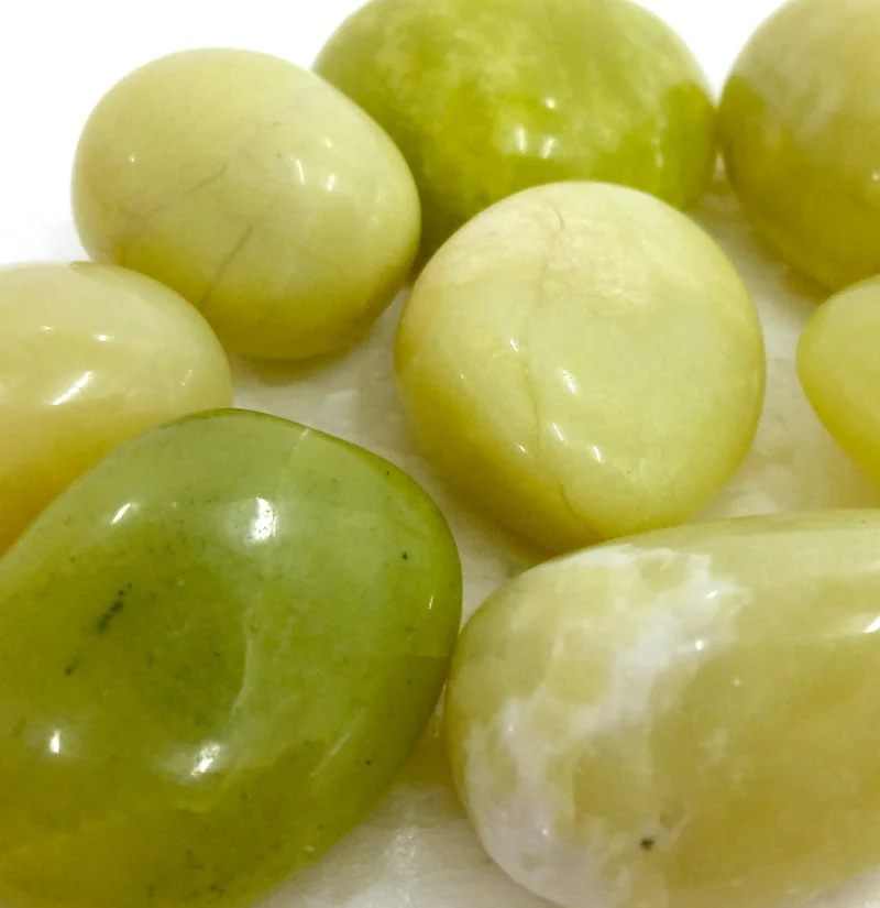 (image for) Lemon Jade Tumbled Stone