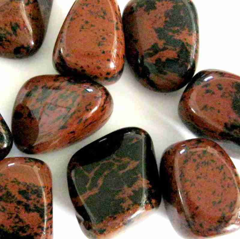 (image for) Mahogany Obsidian Tumbled Stone