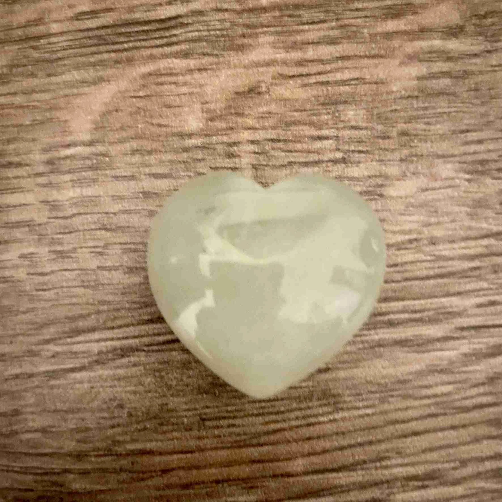 (image for) New Jade Puffy Crystal Heart