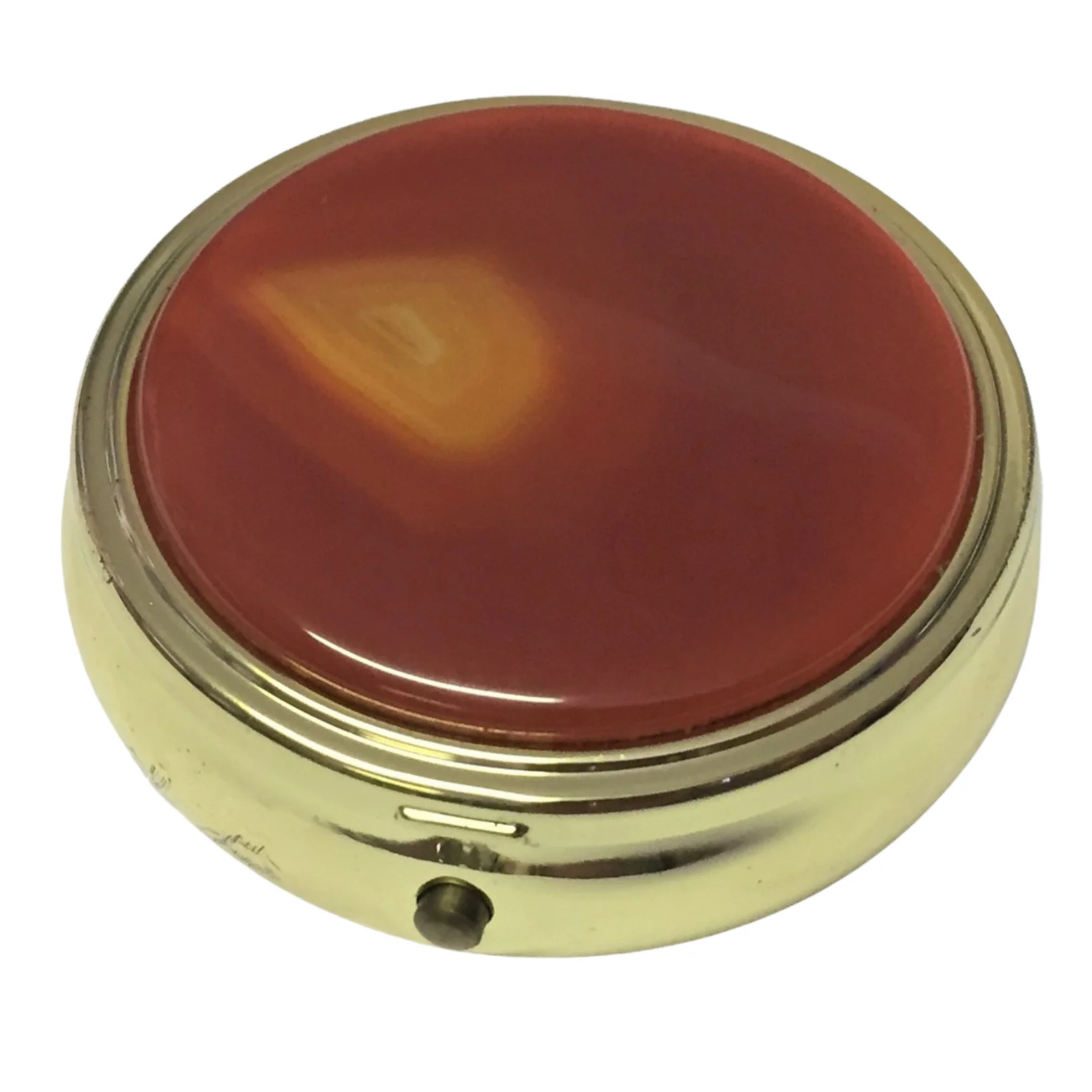 (image for) Red Agate Pill Box