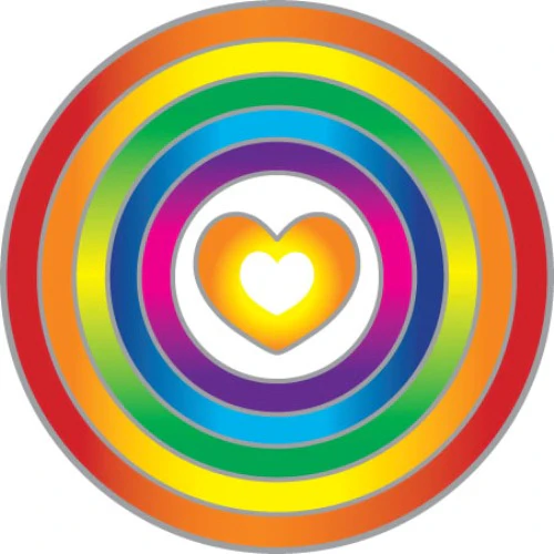 (image for) Rainbow Heart Sunseal