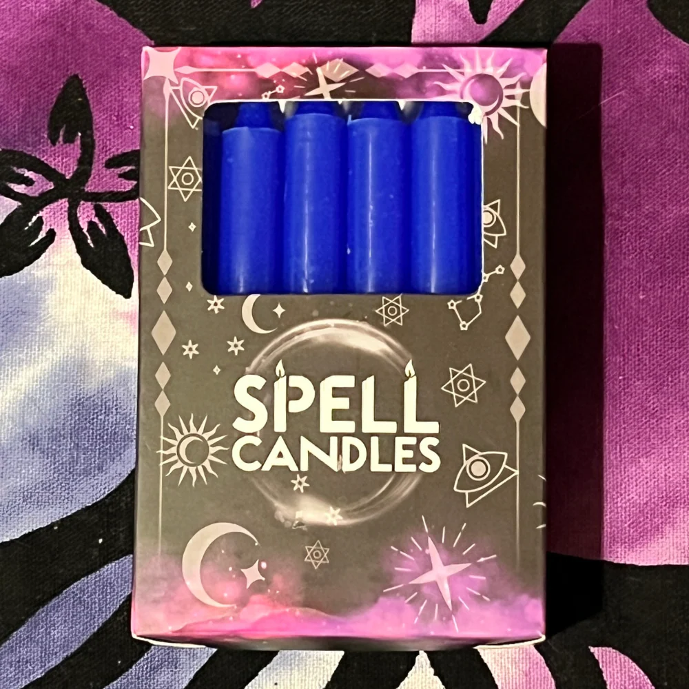 (image for) Blue Spell Candles