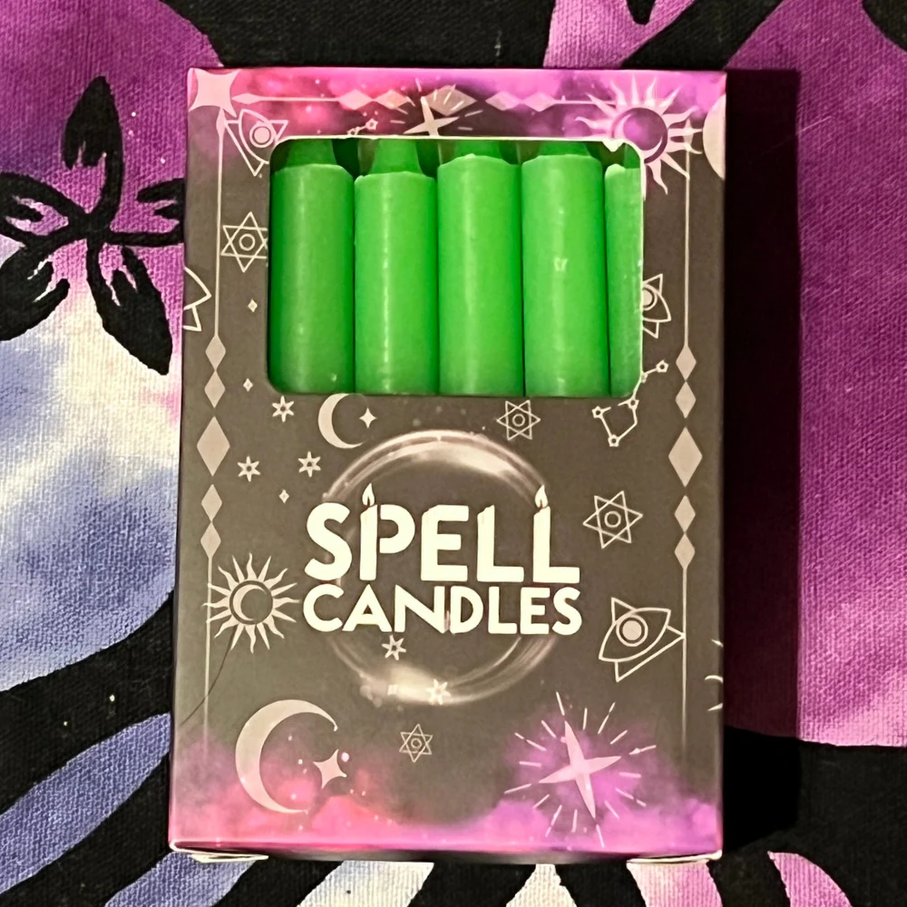 (image for) Green Spell Candles
