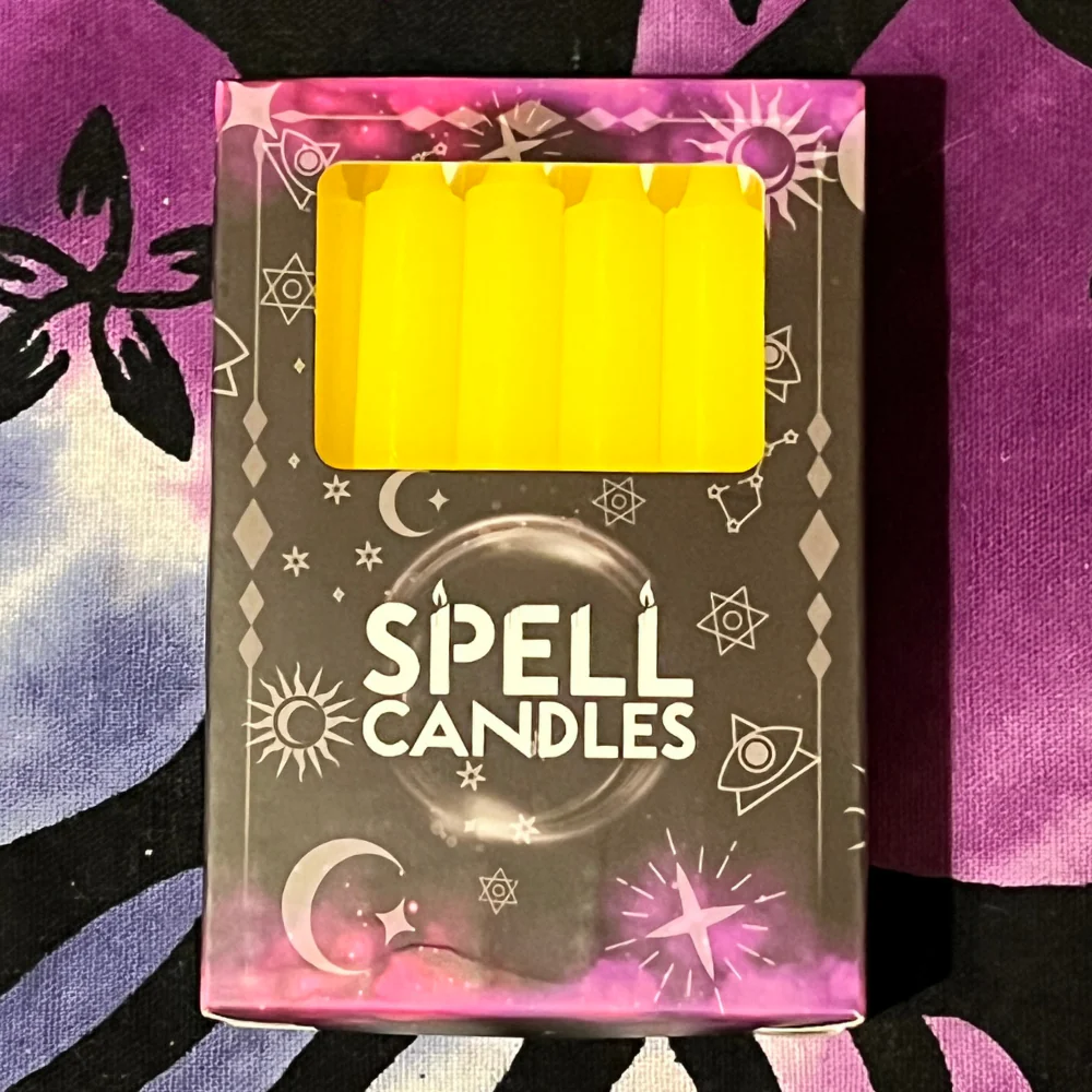 (image for) Yellow Spell Candles