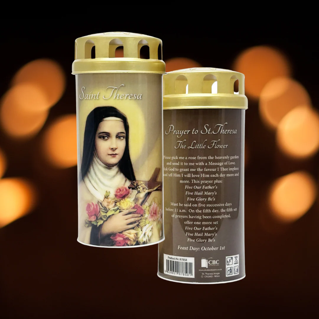 (image for) St Theresa LED Devotional Candle