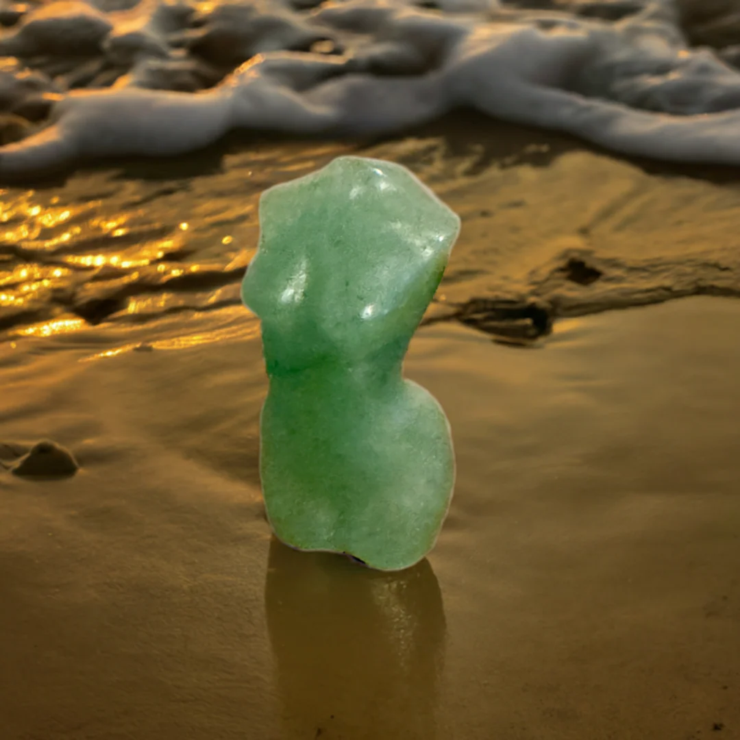 (image for) Green Aventurine Feminine Torso Carving