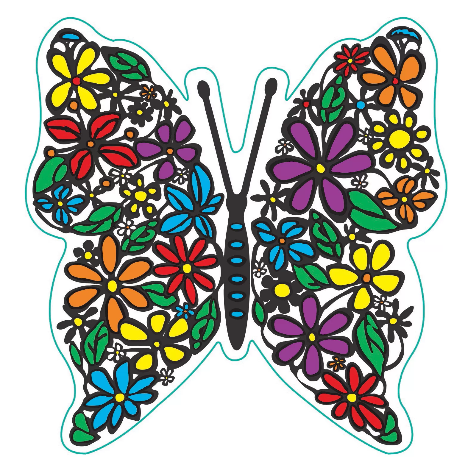 (image for) Wildflower Butterfly Suncatcher