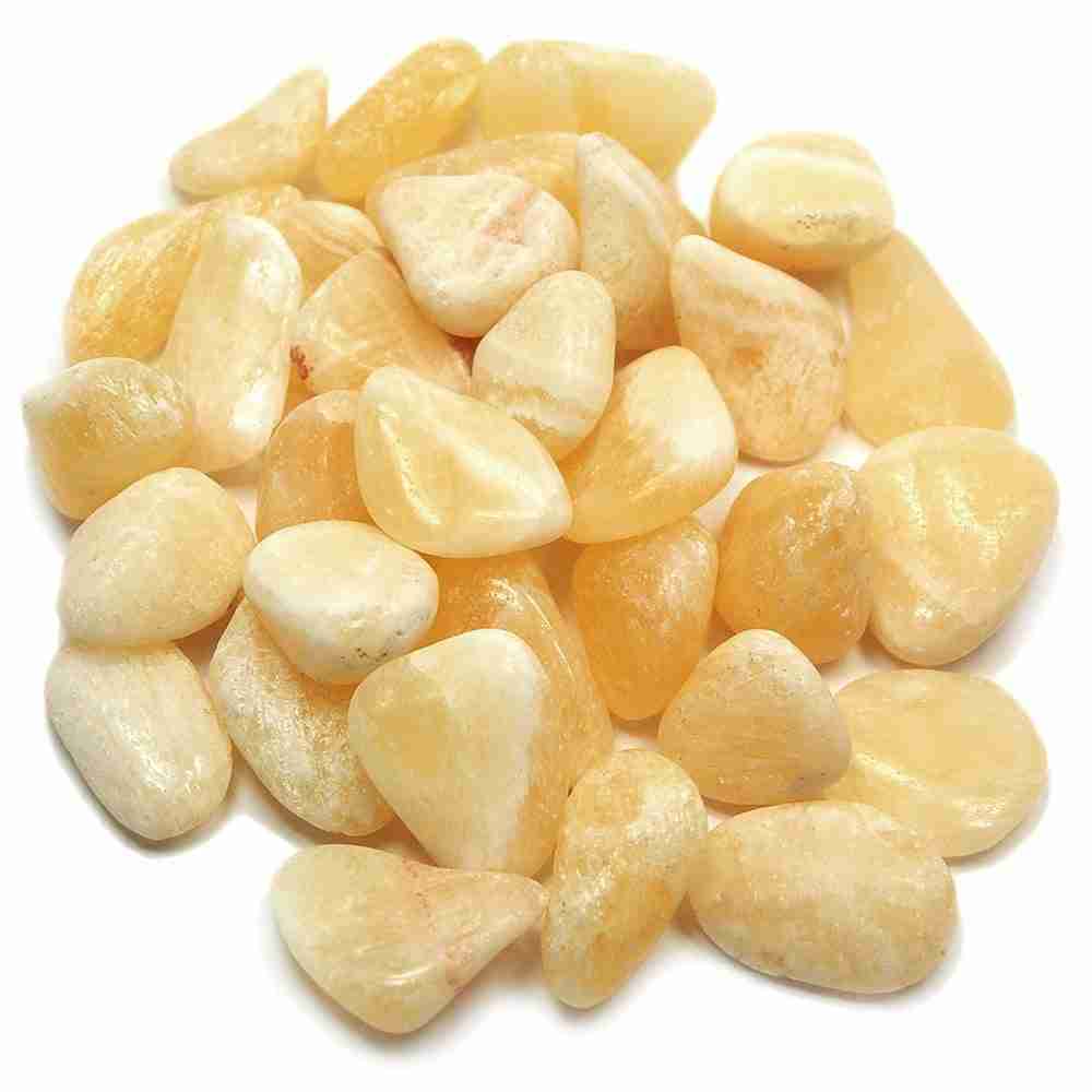 (image for) Yellow Calcite Tumbled Stone