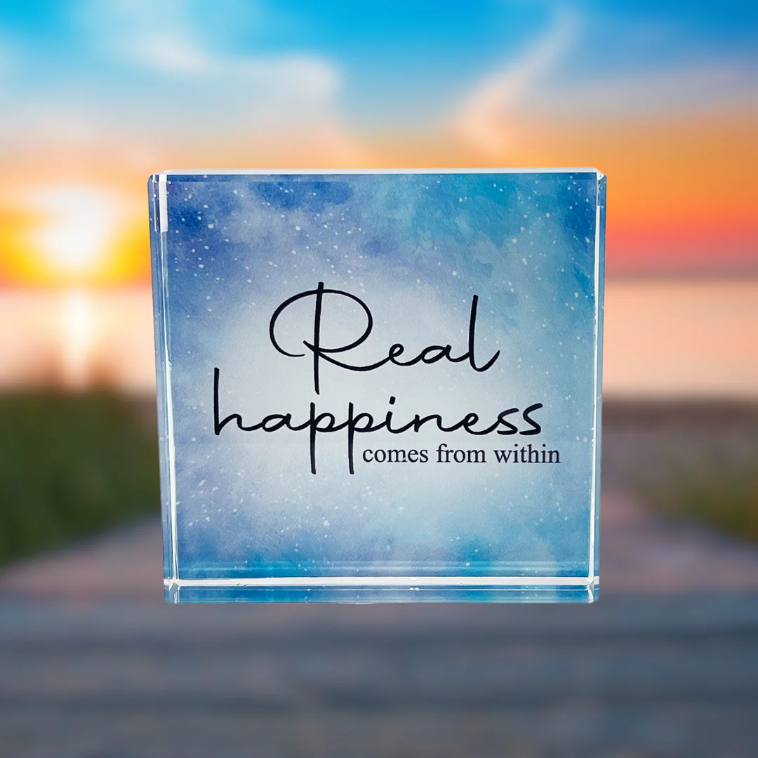 (image for) Real Happiness Crystal Block